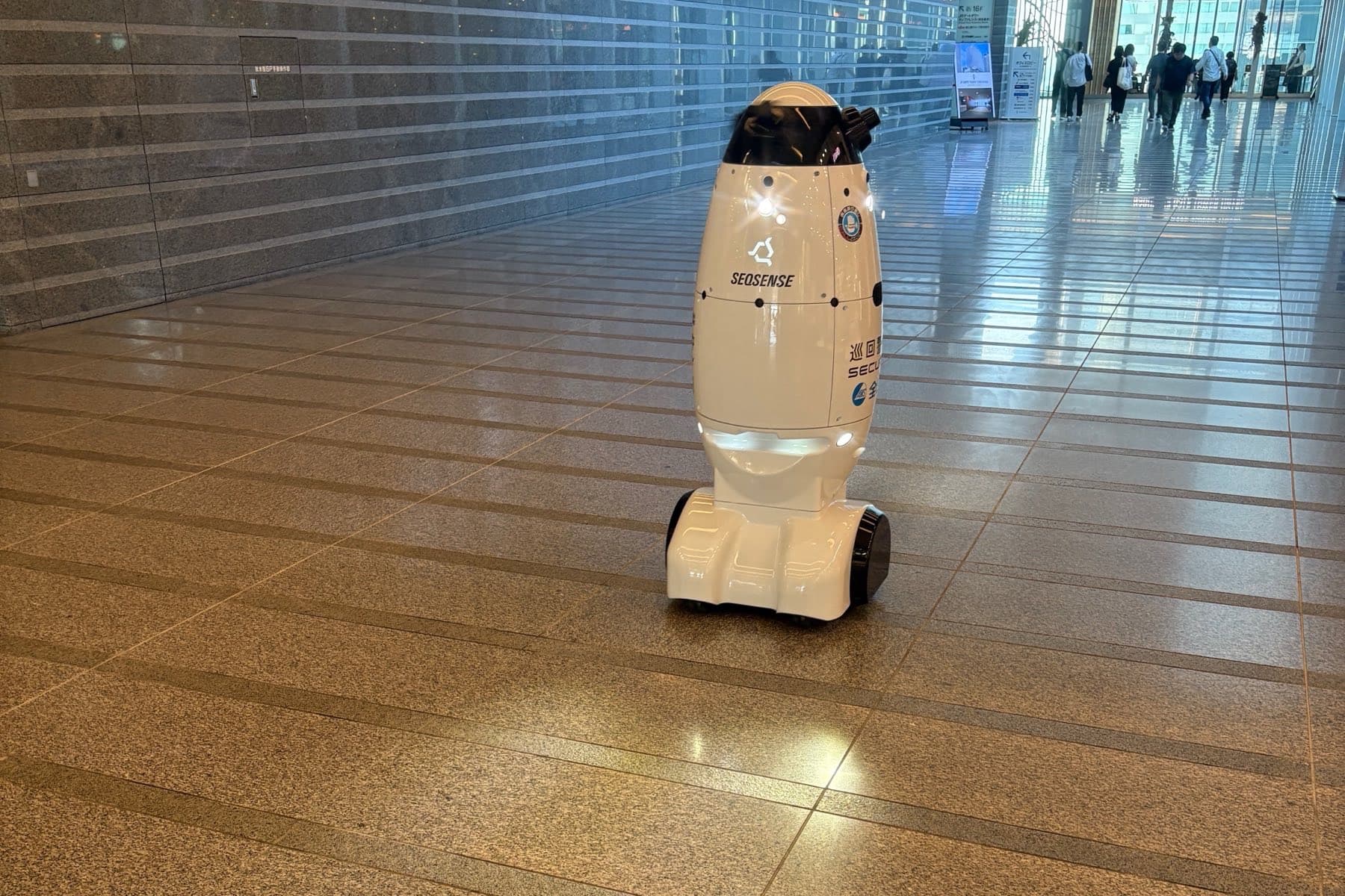 Autonomous inspection system operating at a commercial site